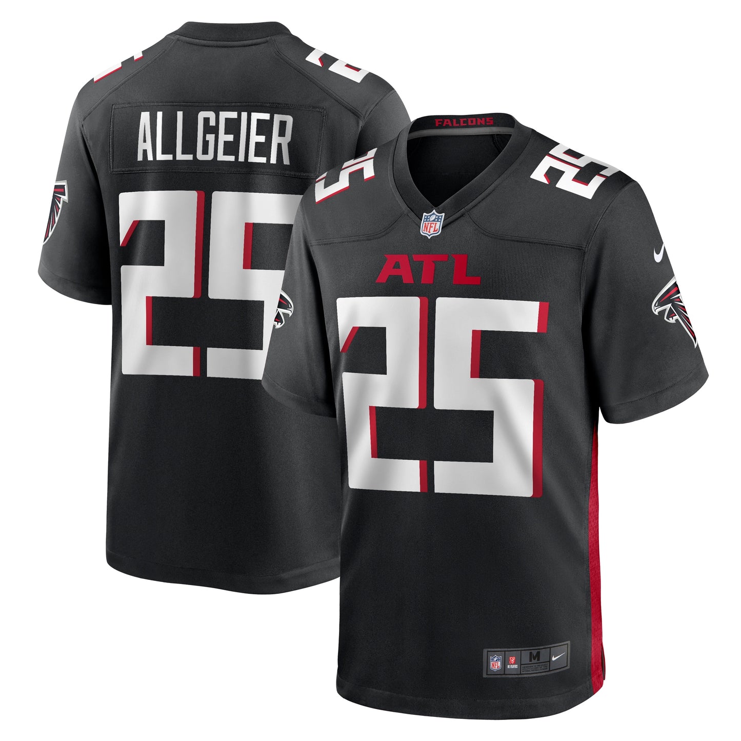 Tyler Allgeier Atlanta Falcons Nike Player Game Jersey - Black