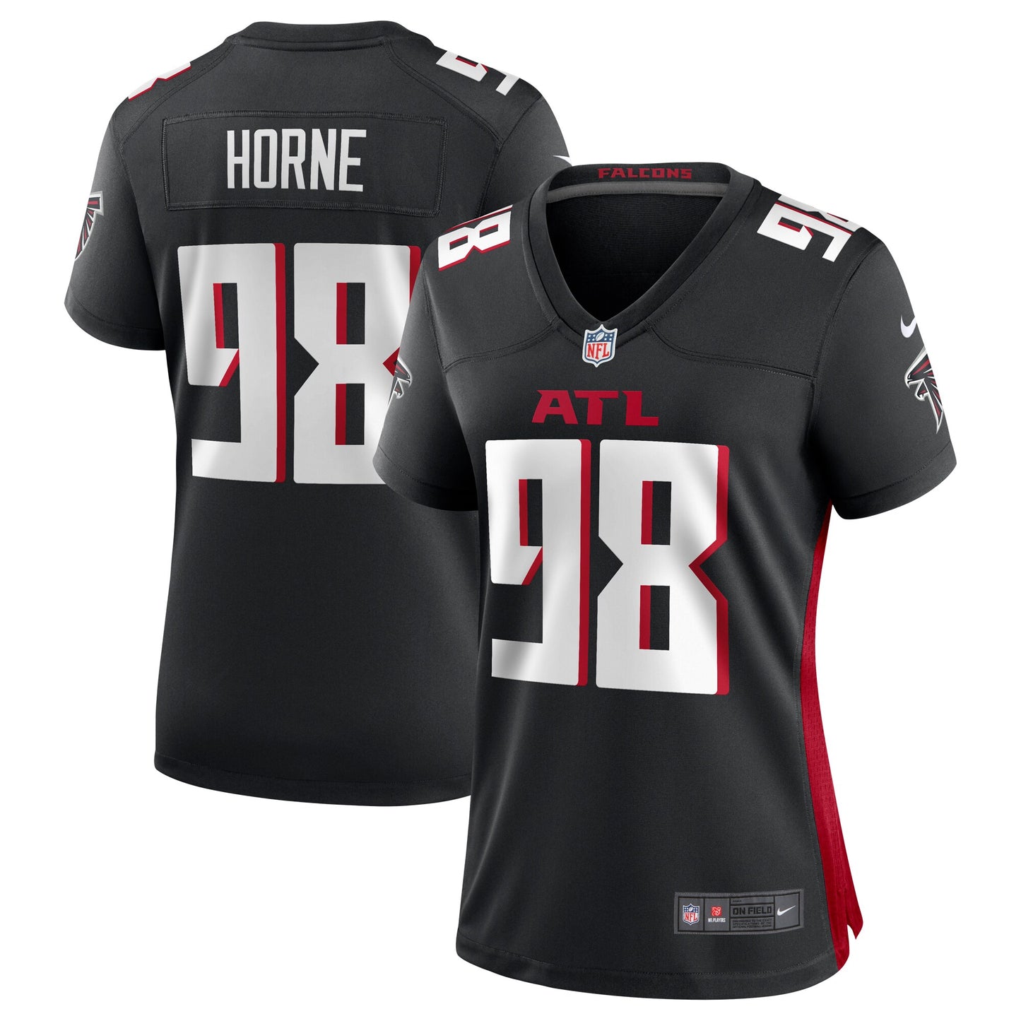 Timmy Horne Atlanta Falcons Nike Women's Game Player Jersey - Black