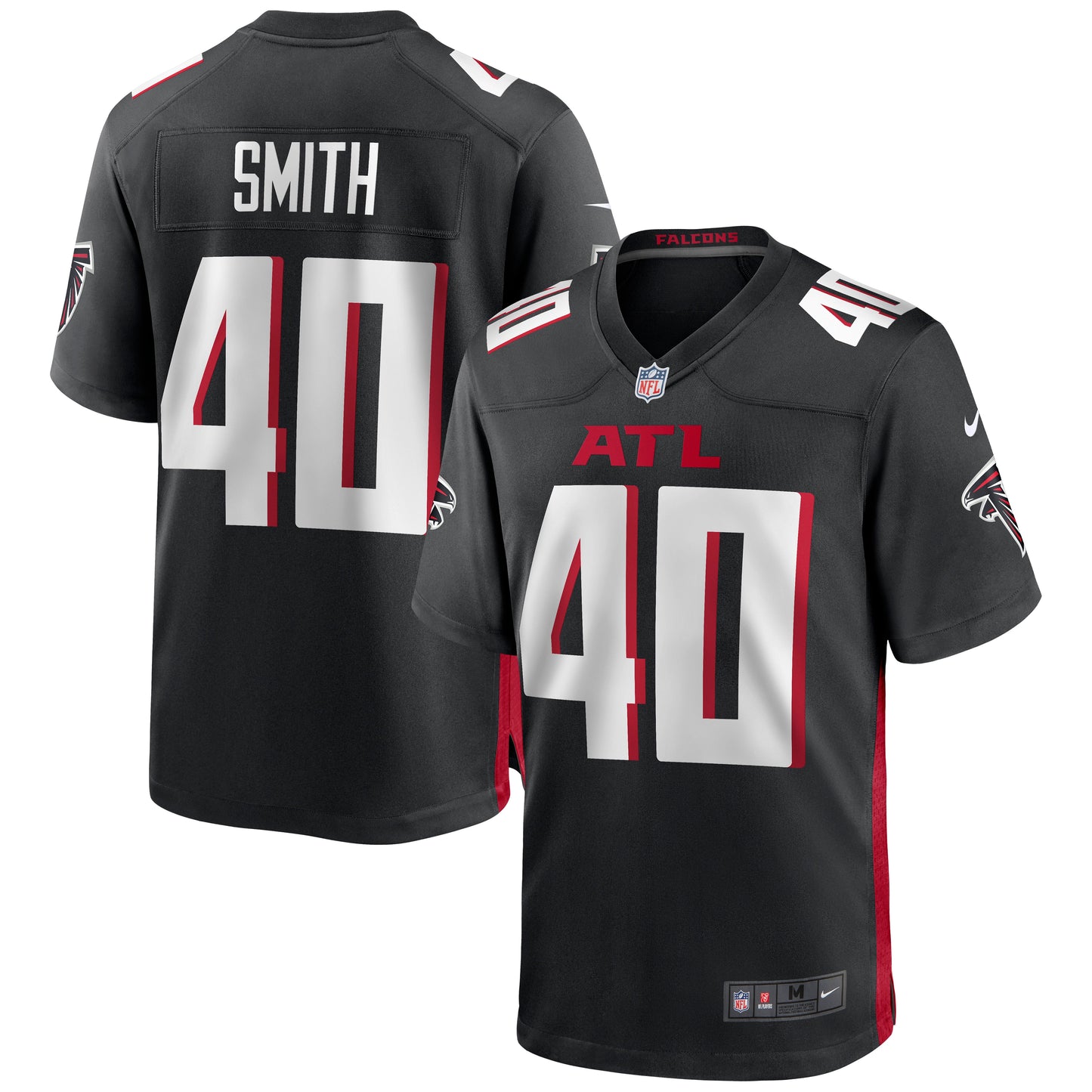 Keith Smith Atlanta Falcons Nike Game Jersey - Black